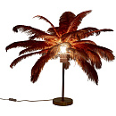 Лампа настольная Kare Design Feather Palm Rusty Red