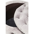 Пуф Kare Design Desire Round Velvet Silver